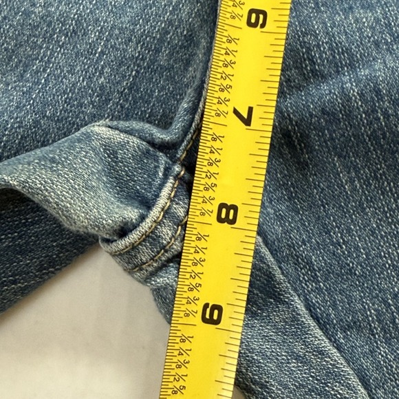 Jordache Y2K Bootcut Jeans Low Rise Stretch Denim 90s Flare Size 7/8 - Picture 9 of 10